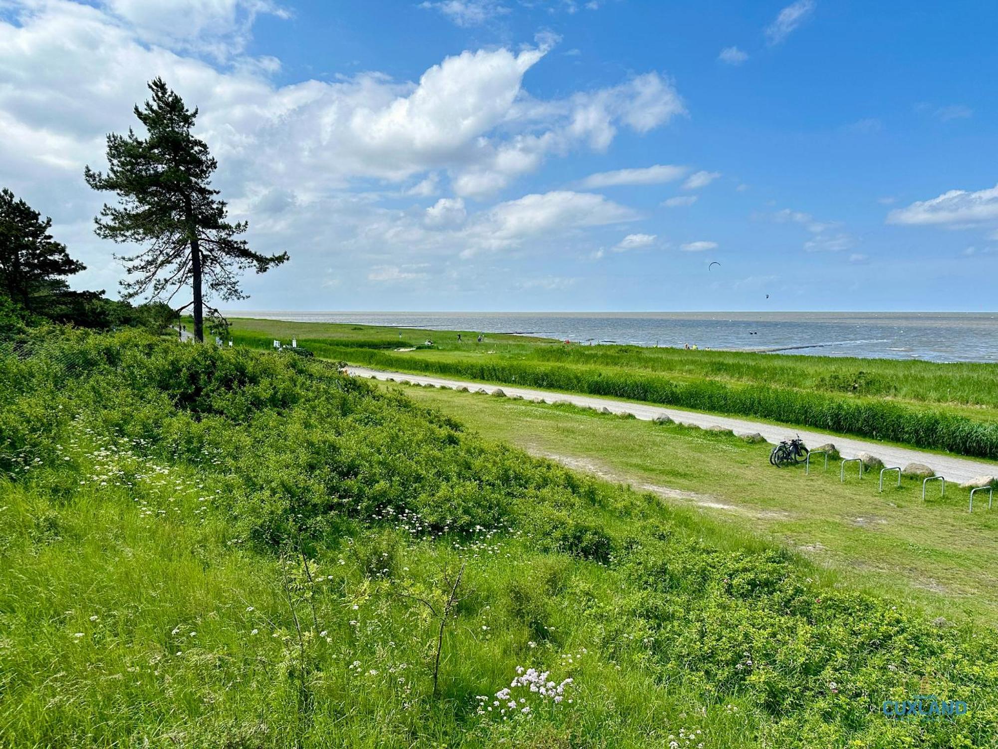 Апартаменти Urlaub Mit Spektakulaerer Aussicht Auf Das Wattenmeer Куксгафен Екстер'єр фото